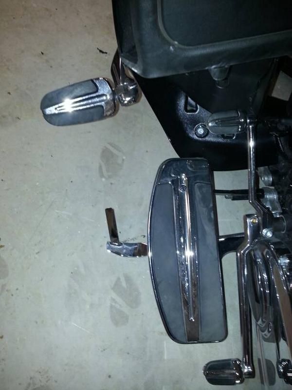 What do you use for Highway pegs with lowers ? Harley Davidson Forums